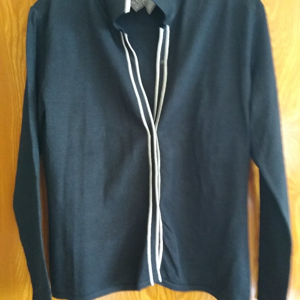 Black and White Silk/Nylon sweater